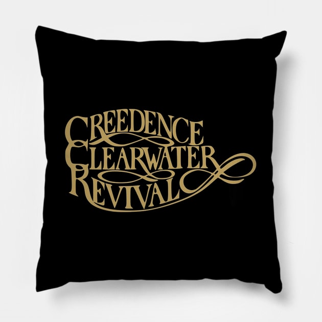 Creedence Clearwater Revival Pillow by anniecareya