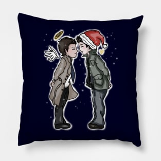 A Destiel Christmas Pillow