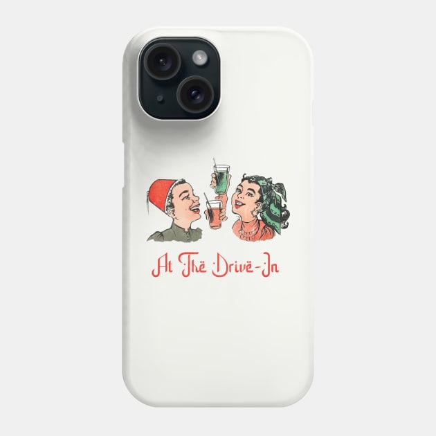 At The Drive-In … Original Fan Artwork Phone Case by unknown_pleasures