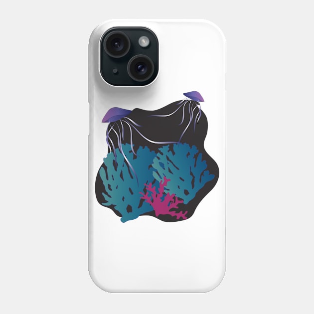 The depth of the sea Phone Case by dddesign