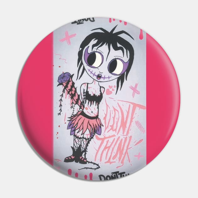 Punk Girl Pin by XxDontxThinkxX