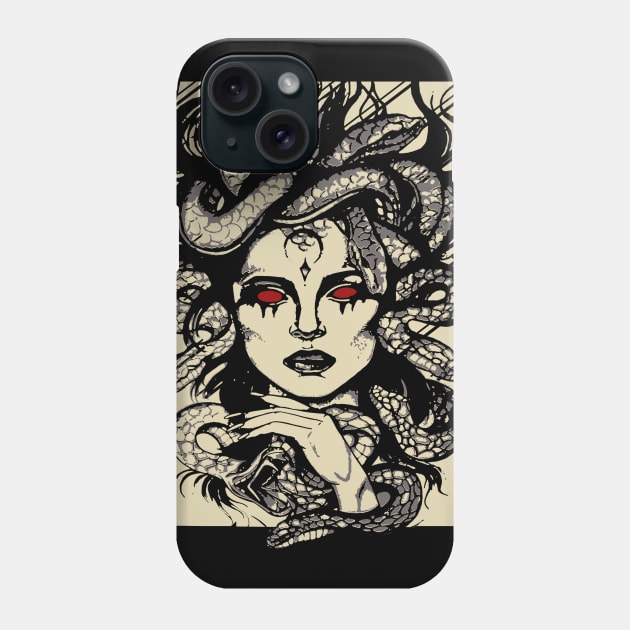 Medusa The gorgon In greek mythology Phone Case by Iravgustane