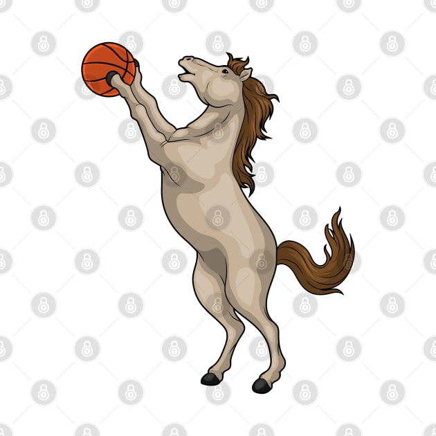 Horse Basketball player Basketball by Markus Schnabel