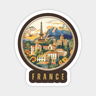 France Europe Magnet