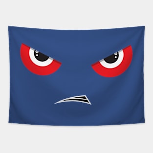 Angry face Tapestry