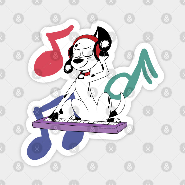 D J Dalmatian 101 Dalmatian Street Aimant Teepublic Fr