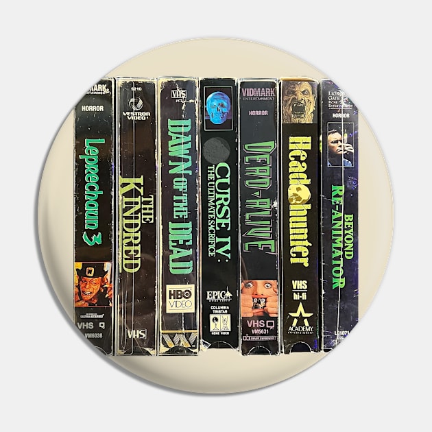 Movie Horror Retro Cassete 6 Pin by generasilawas