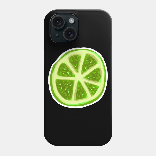 Lime Slice Phone Case by saradaboru