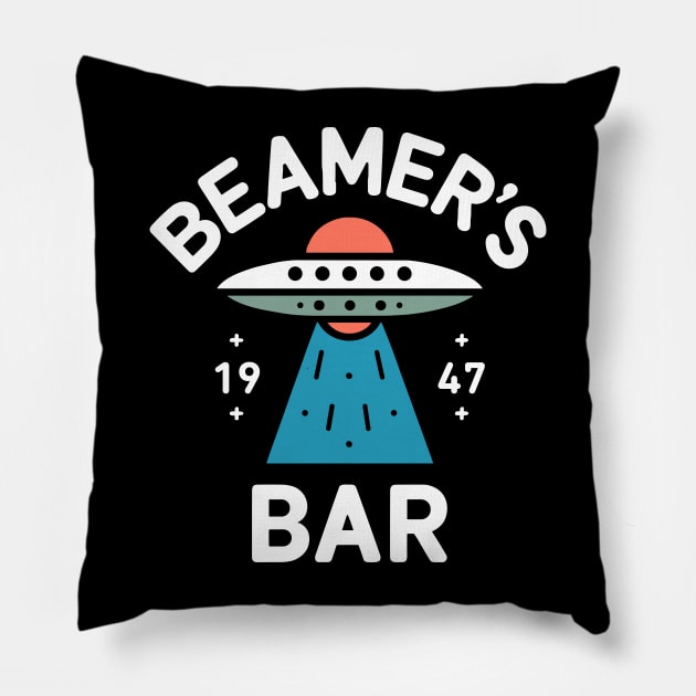 BEAMER'S BAR Pillow by KIVI