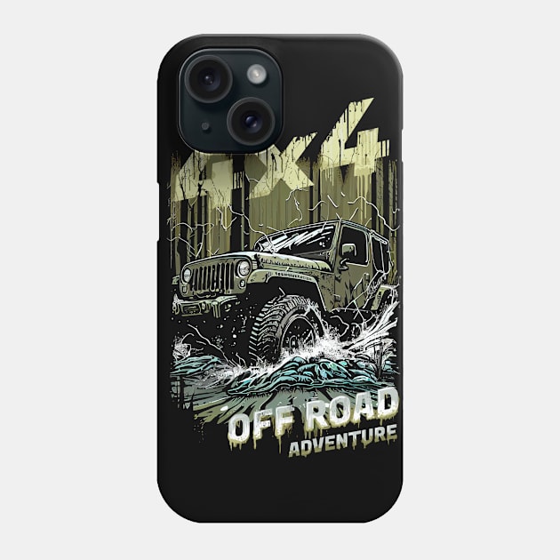 4x4 Mud Adventure Phone Case by Wrap Shop