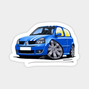 RenaultSport Clio 182 Blue (Stripes) Magnet