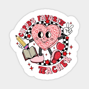 Cupid's Favorite Teacher, Valentine Teacher, Cute Valentine Magnet