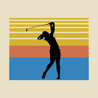 Vintage Retro Golf girl T-Shirt