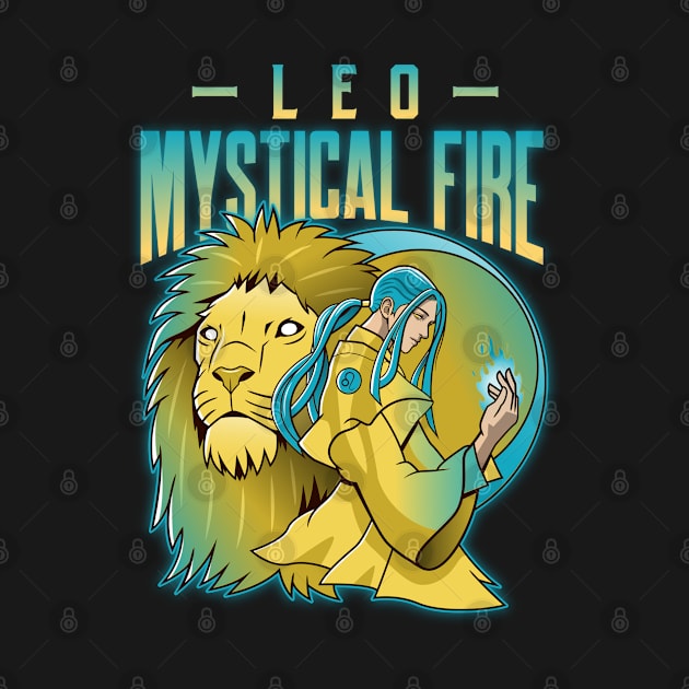 Leo Mystical Fire by John Byrne