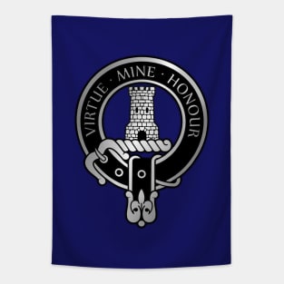 Clan MacLean Crest & Tartan Tapestry