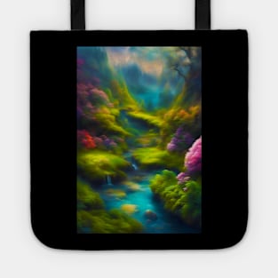 A Landscape in a Fantasy World Tote