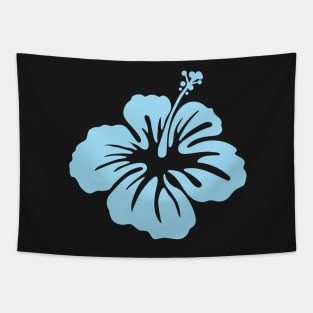 White light blue hibiscus tropical coconut girl aesthetic iPhone case Tapestry