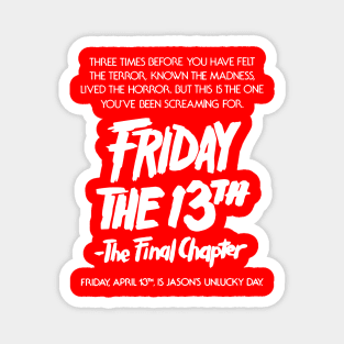 Friday 13th Magnet