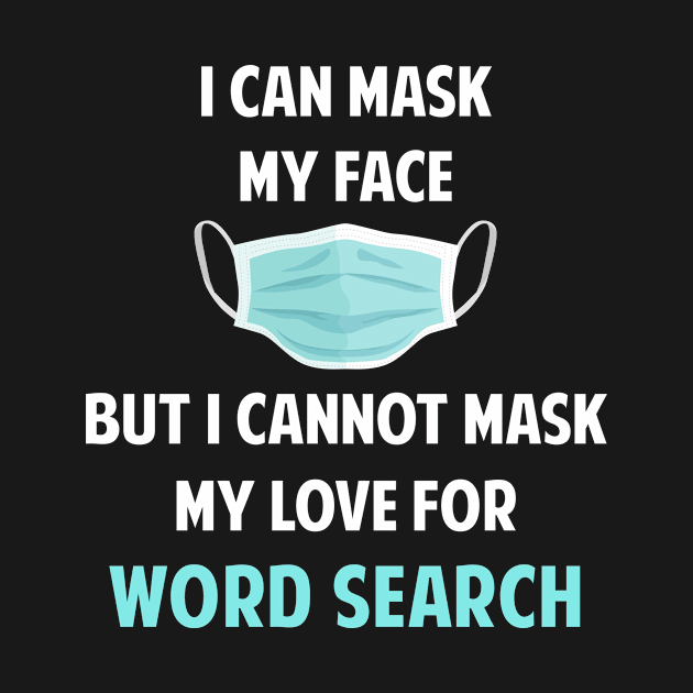 I Can Mask My Face Word Search Find Seek Sleuth Mystery Word Puzzle by Happy Life