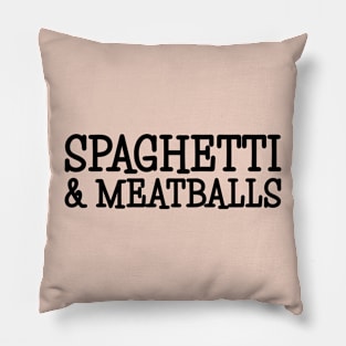 Spaghetti & Meatballs Pillow