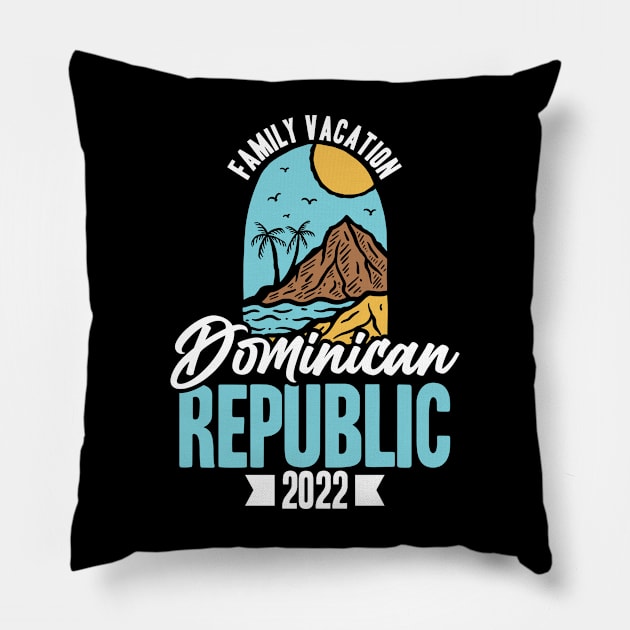 Dominican Republic Pillow by lateefo