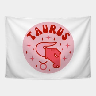 Taurus Zodiac Sign Tapestry