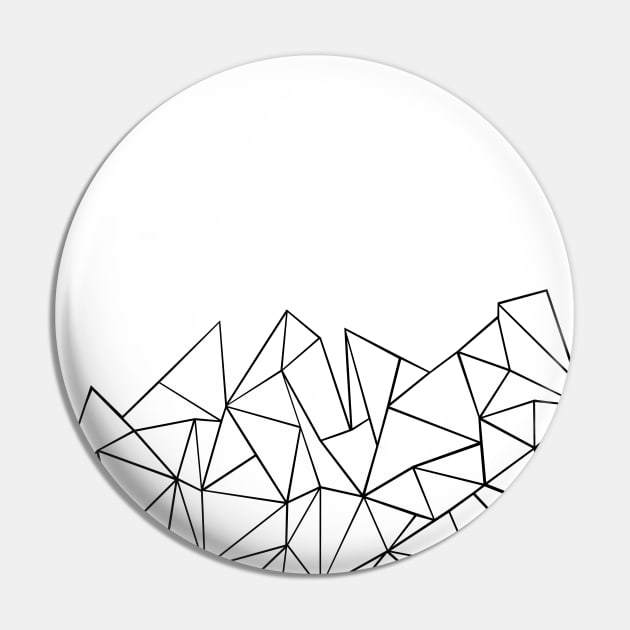 AB Peaks White Pin by Emeline