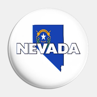 Nevada Colored State Pin