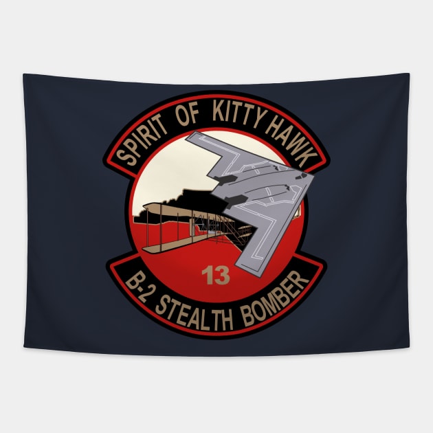 B-2 Stealth Bomber - Kitty Hawk Tapestry by MBK