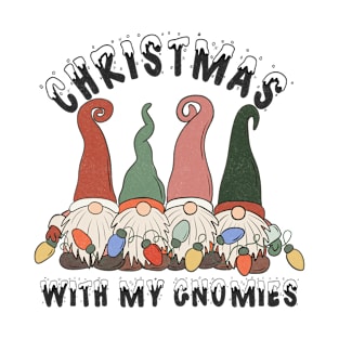 Retro Christmas Gnomies T-Shirt