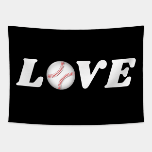 I love baseball Tapestry