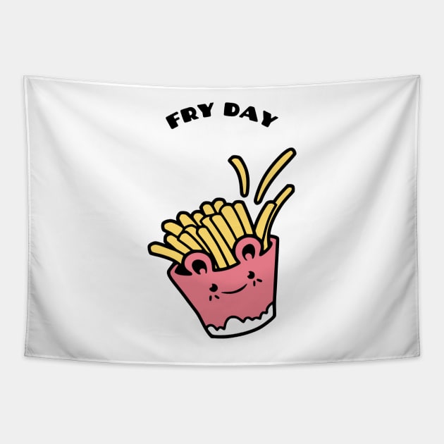 fry day Tapestry by asian tee