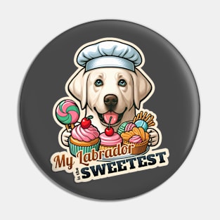 Confectioner Labrador Retriever Pin