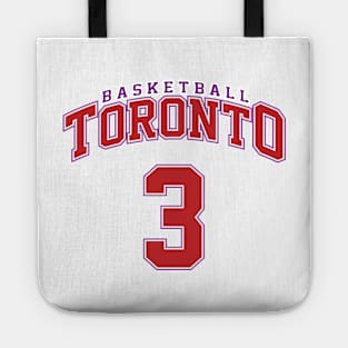 Toronto Basketball - Player Number 3 Tote