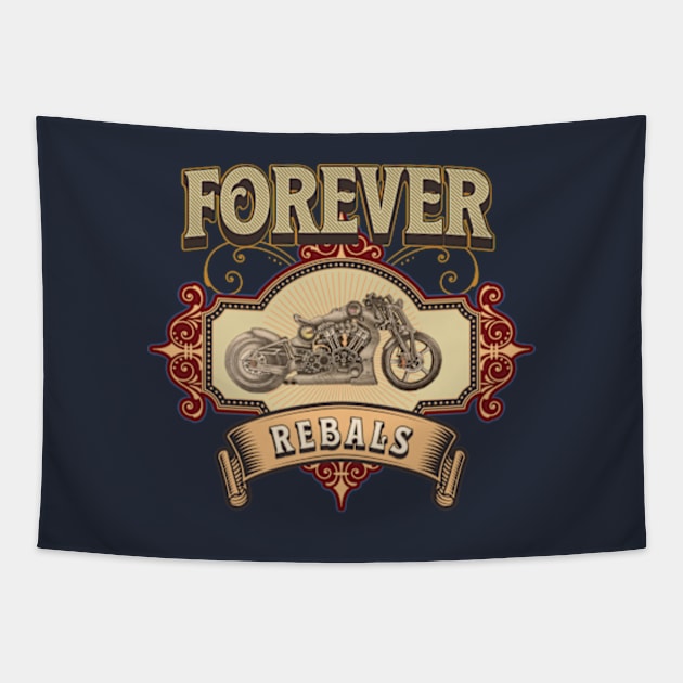 Garage Forever Rebels Tapestry by bert englefield 