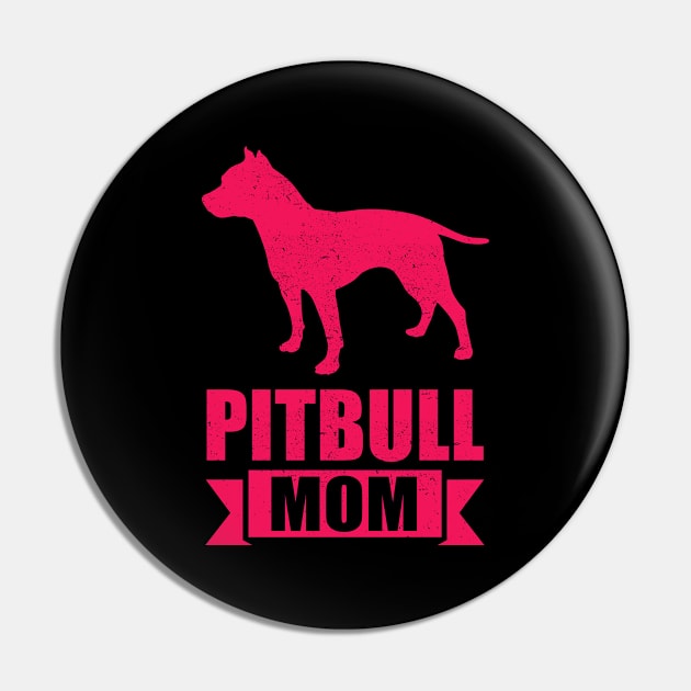 Pitbull Mom Pit Bull Terrier Dog Owner Pin by Streetwear KKS