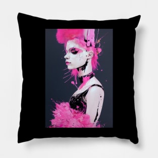 Punk Ballerina Pillow