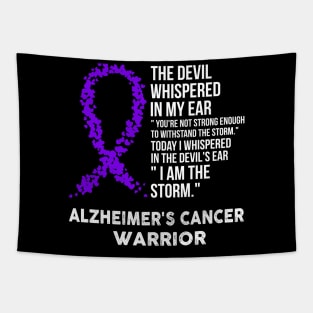 The Devil- Alzheimer's Awareness Support Ribbon Tapestry