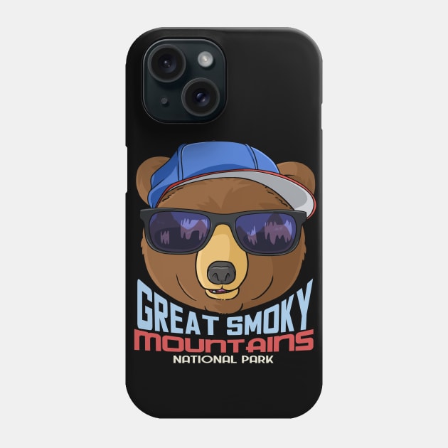 Great Smoky Mountains Bear Phone Case by Noseking