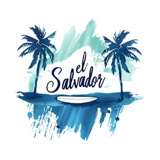 Surf City El Salvador El Sunzal SV Sivar Salvadorian playas T-Shirt