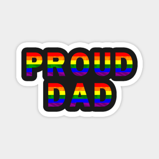 Proud dad lgbtq+ Magnet