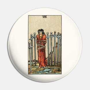 EIGHT OF SWORDS Pin