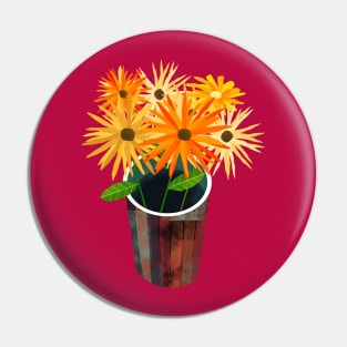 Vase of Flowers Pin