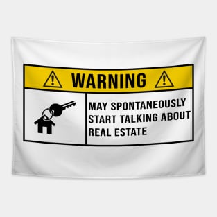 Funny Real Estate Quote Tapestry