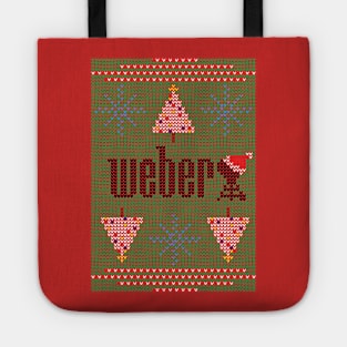 Weber Ugly Holiday Sweater No 2 Tote