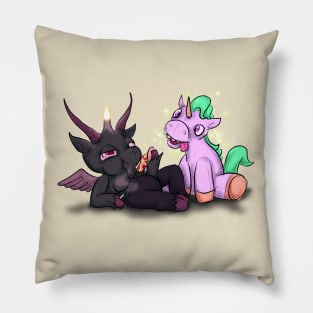 Baphomet and Unicorn Pillow