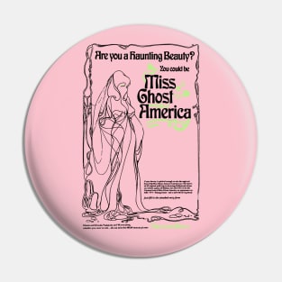 Miss Ghost America (Black) Pin