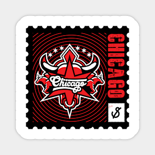 Chicago stamp Magnet