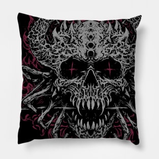 Demon Scull Pillow