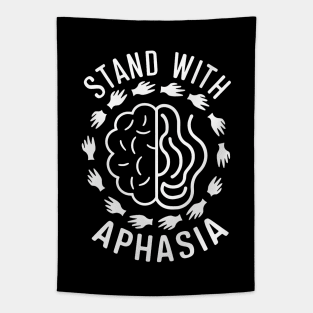 Stand With Aphasia Warriors Tapestry